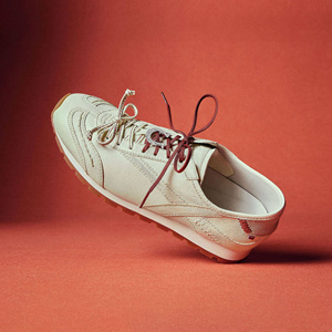 Nouvelle Collection Printemps 2026 – Baskets Décontractées à Semelle Épaisse pour Femme, Modèle Fer à Cheval Porte-Bonheur, Blanches - Product Image 3