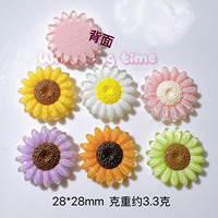 Aksesoris Resin DIY Bunga Matahari dan Daisy untuk Hiasan Cangkir, Hiasan Rambut, dan Casing Ponsel Buatan Tangan