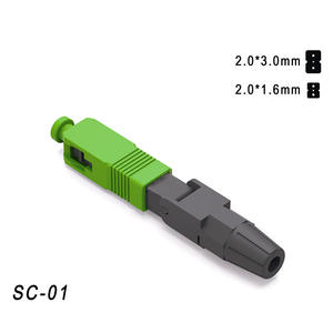 Connecteur FTTH FTTR 2.0*3.0 <span class=keywords><strong>Snap</strong></span> on type SC250D Assemblage sur site de connecteurs rapides mécaniques à fibre optique connecteurs rapides - Product Image 2