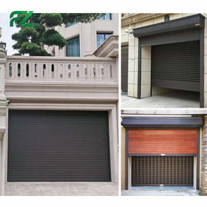 Portes <span class=keywords><strong>de</strong></span> <span class=keywords><strong>garage</strong></span> extérieures modernes personnalisables, isolées, en alliage d'aluminium, avec fonction résistante à l'eau - Product Image 6