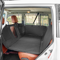 Housse de siège de voiture pour animaux de compagnie pliable et robuste en cuir anti-griffures pour chat, avec plateau rigide en PP, pour chien, avec extension de siège à fond rigide