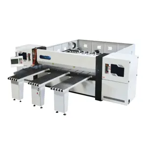 Horizontal cnc precisa panel y haz máquina de sierra