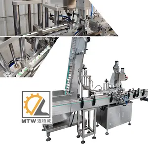 MTW one head grab and drop lid plastic bottle automatic capping machine