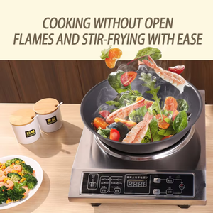 Bếp từ thương mại mới nhất 3500W công suất cao, mặt bếp bằng thép không gỉ, bếp từ gia đình - Product Image 6