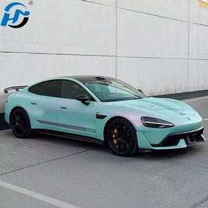 HJN Film d'enveloppe d'autocollant pour voiture Platinum Warrior Diamond Algae Pink TPU Color PPF High Brillant Crystal Bubble Free Wrapping Decal - Product Image 2