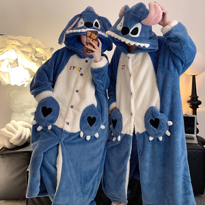 <span class=keywords><strong>Pigiama</strong></span> da <span class=keywords><strong>donna</strong></span> di grandi dimensioni in pile di corallo invernale di alta qualità, <span class=keywords><strong>pigiama</strong></span> da <span class=keywords><strong>donna</strong></span> <span class=keywords><strong>con</strong></span> <span class=keywords><strong>cappuccio</strong></span> spesso e caldo - Product Image 2