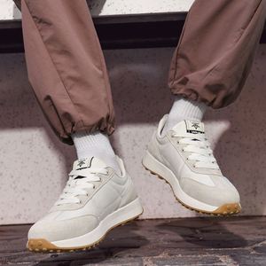 Zapatillas de running con cordones para hombre, diseño de diseñador, tendencia de moda primavera-otoño 2026, cómodas para deporte al aire libre, suaves para caminar, deportivas de ante sintético. - Product Image 4