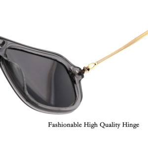 Gafas de Sol de piloto unisex de alta calidad con lente polarizada TAC de acetato Artículo de moda para hombre y mujer - Product Image 3