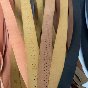 Ensemble d'accessoires en cuir de vachette non standard pour raquettes de tennis et de <span class=keywords><strong>badminton</strong></span> poignée intérieure sangle de vélo <span class=keywords><strong>bande</strong></span> de sueur poignée de colle à main - Product Image 4
