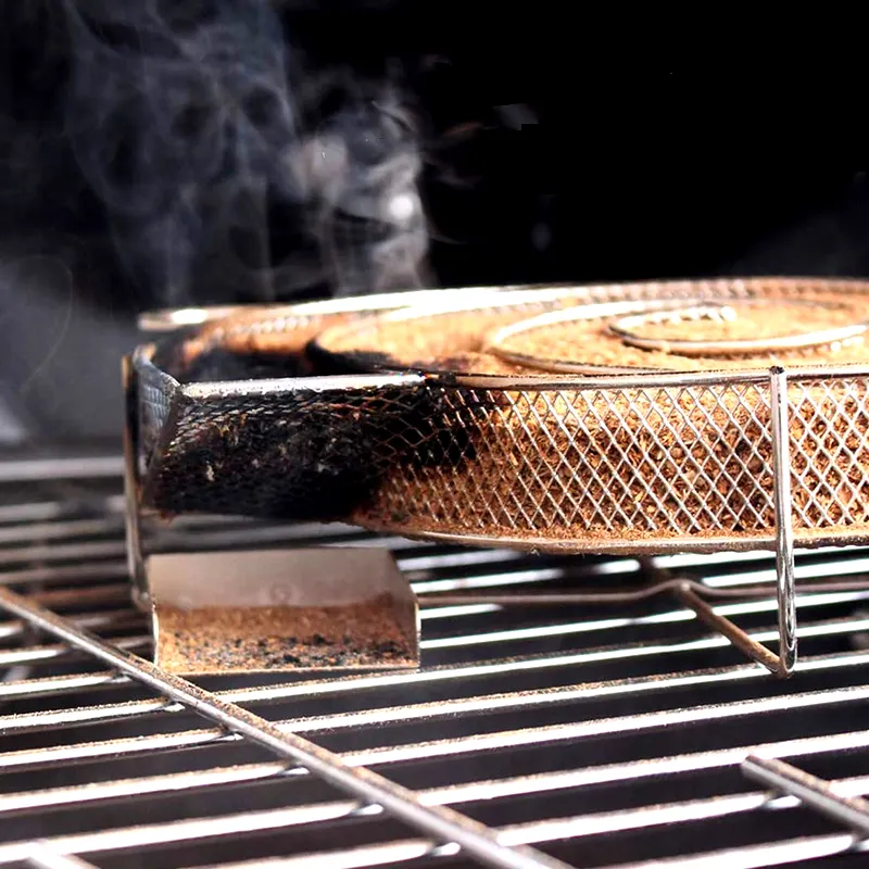 Barbecue générateur de fumée chaude et froide en acier inoxydable 304 de qualité alimentaire Outils de cuisson pour barbecue en plein air