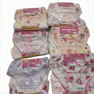 Braguitas de Algodón al por Mayor para Niñas Pequeñas con Estampado Floral - Product Image 2