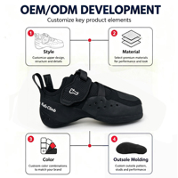 Chaussures d'escalade personnalisées par le fabricant, avec bande en caoutchouc anti-abrasion, sangle rapide, baskets de bouldering et de gym athlétiques