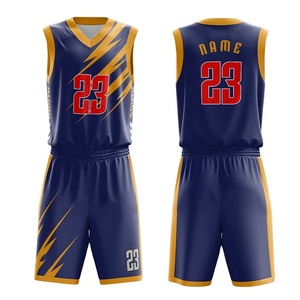 Ensemble de basket-ball avec impression par Sublimation, uniformes de haute qualité pour hommes, personnalisés - Product Image 1