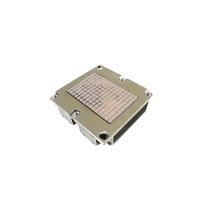 Dissipateur thermique en aluminium Yuanyang pour serveurs personnalisés, à ailettes et fixation par boucle
