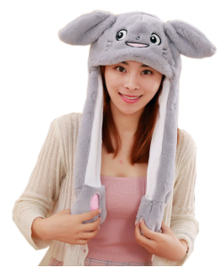 EZBABY Nuovo Stile Cappello Peluche a Forma di Coniglio, Gatto, Panda, Cani, Divertente Berretto Morbido e Caldo Invernale <span class=keywords><strong>per</strong></span> Ragazze in Cotone PP - Product Image 4