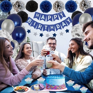 Decoraciones <span class=keywords><strong>de</strong></span> <span class=keywords><strong>Cumpleaños</strong></span> para <span class=keywords><strong>Hombre</strong></span>, Decoraciones <span class=keywords><strong>de</strong></span> Fiesta <span class=keywords><strong>de</strong></span> <span class=keywords><strong>Cumpleaños</strong></span> Azules para <span class=keywords><strong>Hombre</strong></span>, Mujer, Niños y Niñas, Globos <span class=keywords><strong>de</strong></span> Feliz <span class=keywords><strong>Cumpleaños</strong></span>, Decoración <span class=keywords><strong>de</strong></span> Fiesta SET0563 - Product Image 6