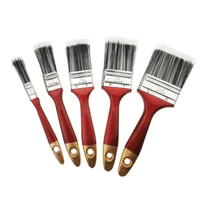 Complete specifications trim paint brushes for Walls with plastic handle Professional coloring