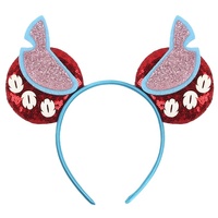 Accessoires pour cheveux Vente en gros Enfants Filles Sequin Noeud Papillon Fleur Cosplay Bandeau Oreilles de Souris Bandeau