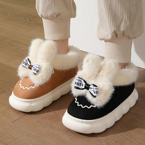 Chaussons d'hiver intérieur-extérieur pour garçons et filles, bottes en coton rembourrées chaudes, respirantes et douces, bottes de neige de printemps pour enfants - Product Image 2