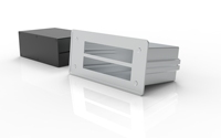PA146 131*50 PUMAY Boîtier transparent en aluminium pour PC, avec poignées de transport, certifié ROSH, pour équipe de contrôle qualité professionnelle