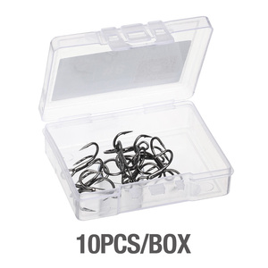 Hameçons <span class=keywords><strong>VMC</strong></span> 100 pcs/pack hameçons triples renforcés hameçons de pêche en eau salée - Product Image 2