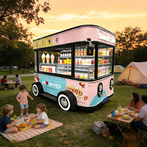 Bubble Waffle Special Food Cart Professional <b>Workstation</b> Mobile Cart for European Street Dessert Sales - Product Image 1