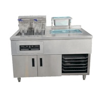 Friteuse Électrique Commerciale Grande Capacité 84L en Acier Inoxydable, 3 Cuves, 6 Paniers, Puissance 54KW, Multi-Prises pour le Marché Français