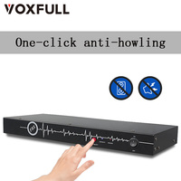 Voxfull Suppresseur de FK-100 Processeur de rétroaction Microphone professionnel Suppresseur de rétroaction pour système de son karaoké