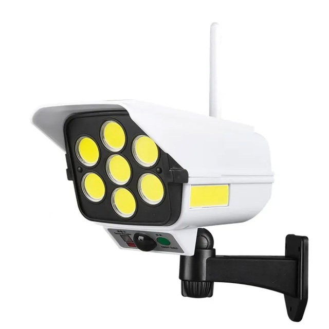Powerful Outdoor Simulation Monitoring Camera Anti-theft Security Lighting Wall Light LED Energy Saving Solar Lamp