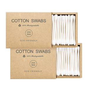 300 cotons-tiges de nettoyage multi-usages avec pointes rondes/affûtées et bâtonnets en bambou pour l'électronique - Product Image 1