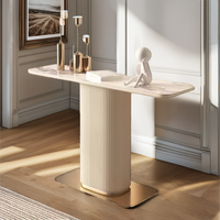 Console en bois massif de chêne américain moderne RH OEM Mulholland Road pour entrée d'hôtel, hall de villa de haute qualité