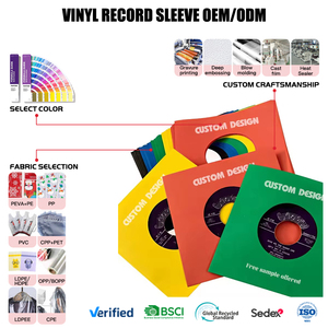 Presse recyclable personnalisée fabrication de disques vinyles fabrication de disques vinyles presse, couverture de disque vinyle - Product Image 1