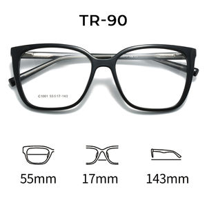 Clásico de gran tamaño magnético Clip-On Gradient TR90 anteojos bisagras de resorte lente de gafas de sol polarizadas en marco óptico - Product Image 2