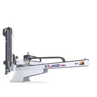 Lengan Robot Injeksi Industri Servo Horizontal Tiga Sumbu Manipulator Teleskopik Daya 220V untuk Pengemasan Alat Makan Sekali Pakai