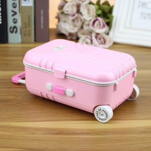 Yu Mo Travel <b>Suitcase</b> Piggy Bank Rectangle Cute Childrens Trolley Money Box Gift Desktop Ornament - Product Image 3