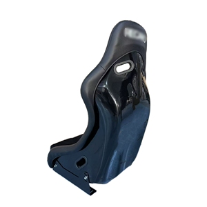 Черное сшитое замшевое кресло из стекловолокна - Product Image 6