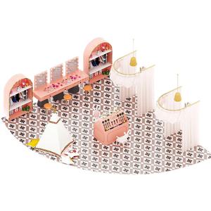 Kaimule Table de maquillage en bois pour restaurant familial Jouet d'<span class=keywords><strong>habillage</strong></span> de princesse pour aire de jeux artificielle pour enfants pour filles - Product Image 5