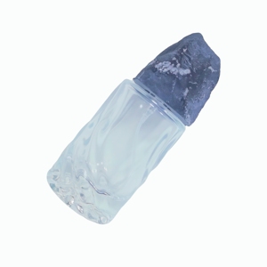 Flacon de parfum en pierre noire, flacon de parfum rechargeable, récipient de beauté décoratif - Product Image 3