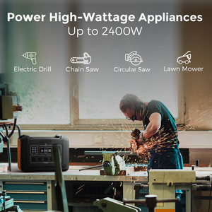 Central Eléctrica Portátil para el Hogar y Camping, Batería de 2232Wh, Generador Solar, Estación de Energía Portátil Lifepo4 de 2400w, Venta al Por Mayor - Product Image 3