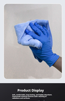 Paño de Limpieza de Microfibra de Grado Alimenticio con Código de Color, Altamente Absorbente y de Secado Rápido para Cocina, Vidrio y Platos