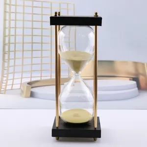 China suppliers hourglass factory Four-pillar colored sand clock egg timer 15minute 25 minute hourglass