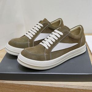 Sneakers Rick de haute qualité à semelle épaisse, style rétro, coupe basse, en cuir véritable, à lacets, augmentant la taille, chaussures décontractées antidérapantes en caoutchouc - Product Image 5