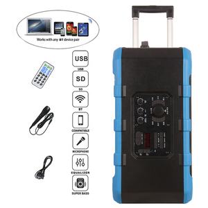 防水1200W 10 "Woofer PoweredカラオケTWSラウドスピーカー + LED照明 + マイク + バッテリービッグパワーWoofer Bocina Parlante - Product Image 5