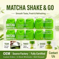 Botella Portátil para Té Matcha Instantáneo Japonés en Polvo con Tapa Separadora para Viajes y Actividades al Aire Libre