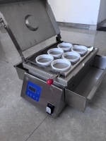Machine à faire des omelettes et des œufs frits en acier inoxydable, 6 pièces, électrique, de qualité commerciale
