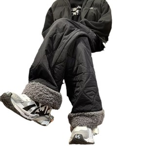 Pantalones de Invierno para Hombre, Ligeros, Resistentes al Frío, de Poliéster y Dacrón, Térmicos, con Estampado de Calabaza, Impermeables, de Pierna Recta, Forrados de Forro Polar - Product Image 5