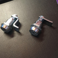 Loquet de compression antivol à clé en alliage de zinc BT2353 E3-59-15 E3-56-75 avec poignée réglable et came rotative pour applications marines