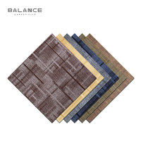 Quadratische Teppich fabrik Custom Alf ombra Tapis 100% PP/Nylon garn PVC Träger Teppich fliesen 50x50 Handels büro