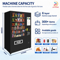 Distributeur automatique de snacks et de boissons énergisantes JOYVEND avec SDK et retour de monnaie pour les bureaux et les hôpitaux