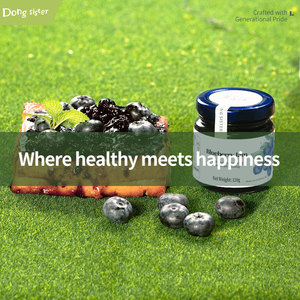 OEM ODM trà bong bóng Thành phần bánh quy mứt trái cây kem tráng miệng 120g Mứt Việt quất - Product Image 4